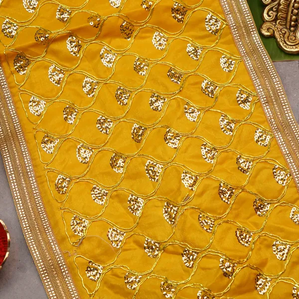Fabric_Navratri_Yellow_Golden_Mata_Chunri_26X10_Inch_-_Pack_Of_2
