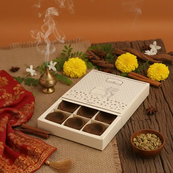 Cow_Dung_Diya_Set_Of_9_For_Puja_&_Eco_Decoration_-_Pack_of_2