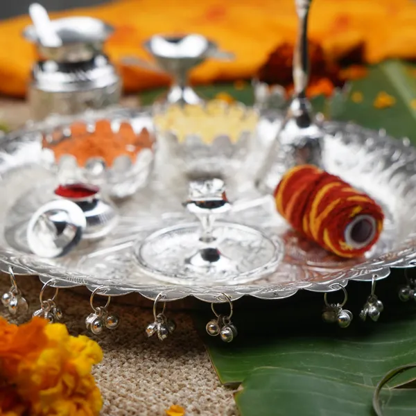 Silver-Plated_Pooja_Thali_Set_Of_10
