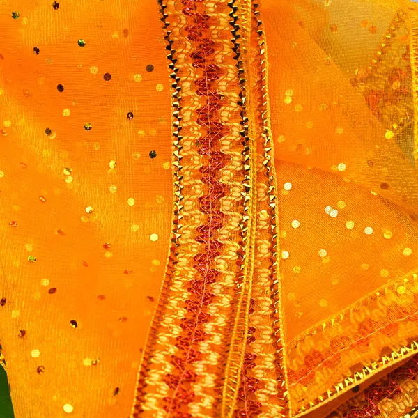 Net_Fabric_Festive_Shimmering_Yellow_Mata_Chunri_43X20_Inch_-_Pack_Of_2