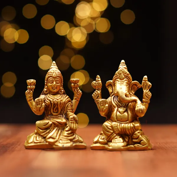 Brass_Lakshmi_Ganesh_Idol_Set_3_Inch_690G