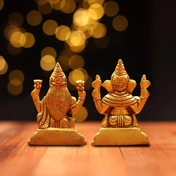 Brass_Lakshmi_Ganesh_Idol_Set_3_Inch_690G