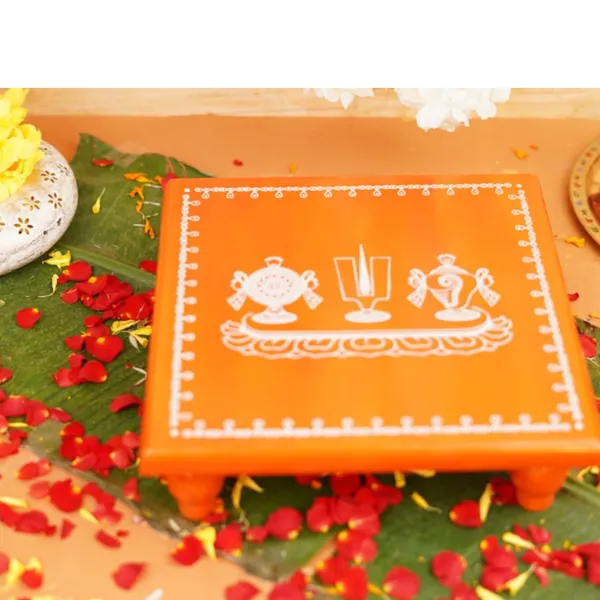 Aipan_Shankh_Chakra_Namah_Wood_Pooja_Chowki_11X11_Inch