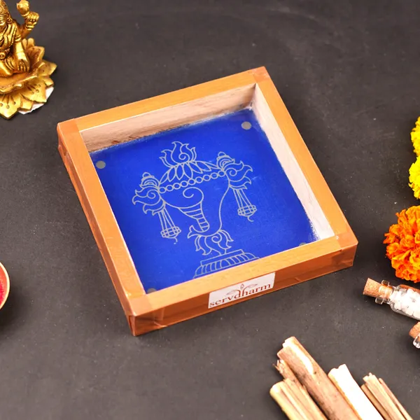 Shankh_Chakra_Wooden_Kolam_Stencil_5X5_Inch