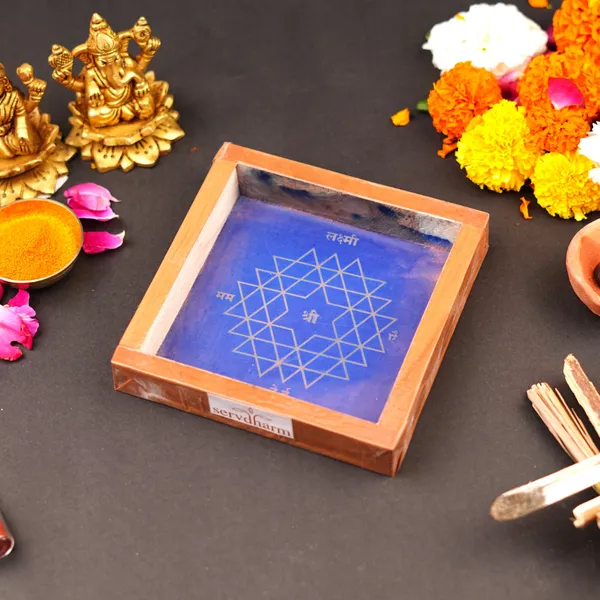 Wooden_Aishwarya_Lakshmi_Kolam_Stencil_5X5_Inch_Pack_Of_50