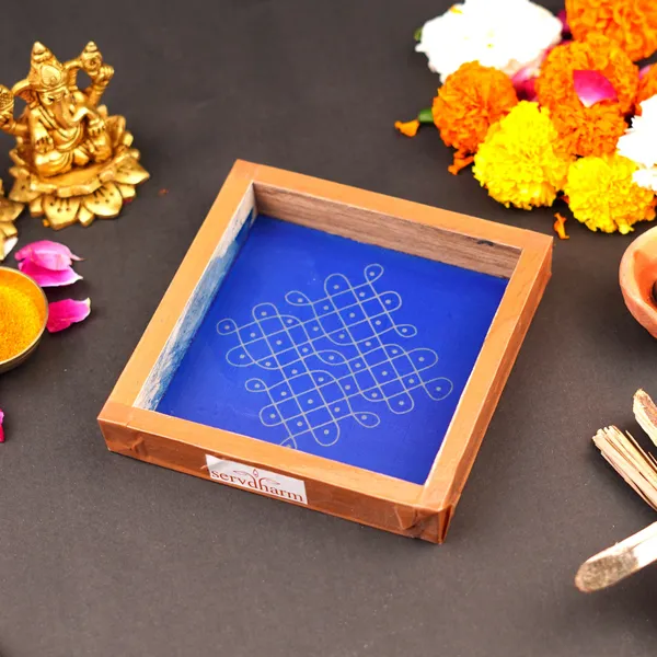 Traditional_Kolam_Pattern_Wooden_Kolam_Stencil_5X5_Inch