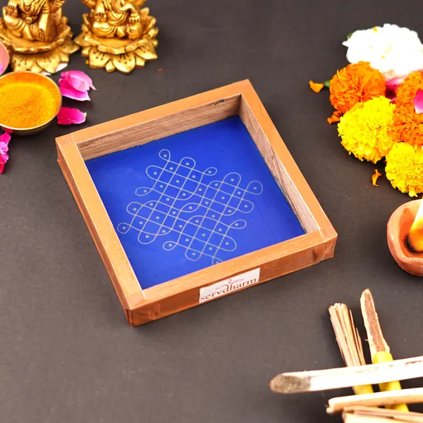 Traditional_Kolam_Pattern_Wooden_Kolam_Stencil_5X5_Inch