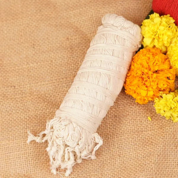 White_Sacred_Cotton_Janeu_Roll_20_Pcs_-_Pack_Of_2