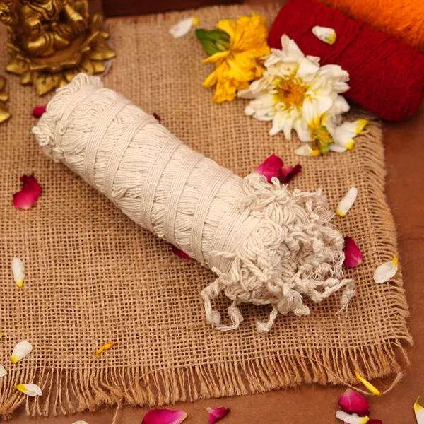 White_Sacred_Cotton_Janeu_Roll_20_Pcs_-_Pack_Of_2