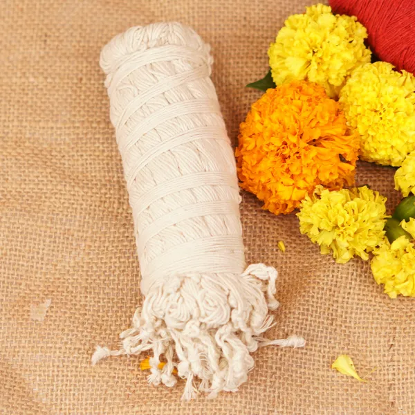 White_Sacred_Cotton_Janeu_Roll_20_Pcs_-_Pack_Of_2