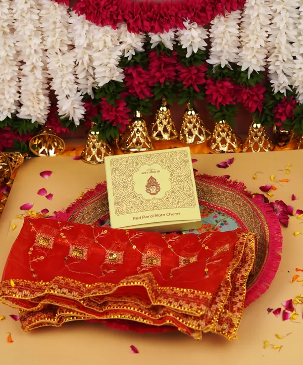 Fabric_Festive_Floral_Print_Red_Mata_Chunri_46X20_Inch_-_Pack_of_2