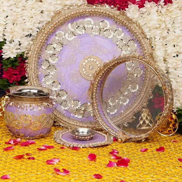 Lavender_Metal_Karwa_Chauth_Thali_Set__Pack_Of_5