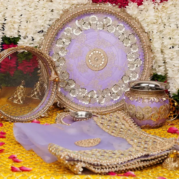 Lavender_Metal_Karwa_Chauth_Thali_Set__Pack_Of_5