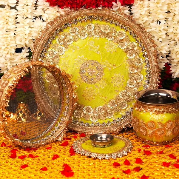 Mint_Green_Metal_Karwa_Chauth_Thali_Set__Pack_Of_5
