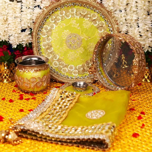 Mint_Green_Metal_Karwa_Chauth_Thali_Set__Pack_Of_5