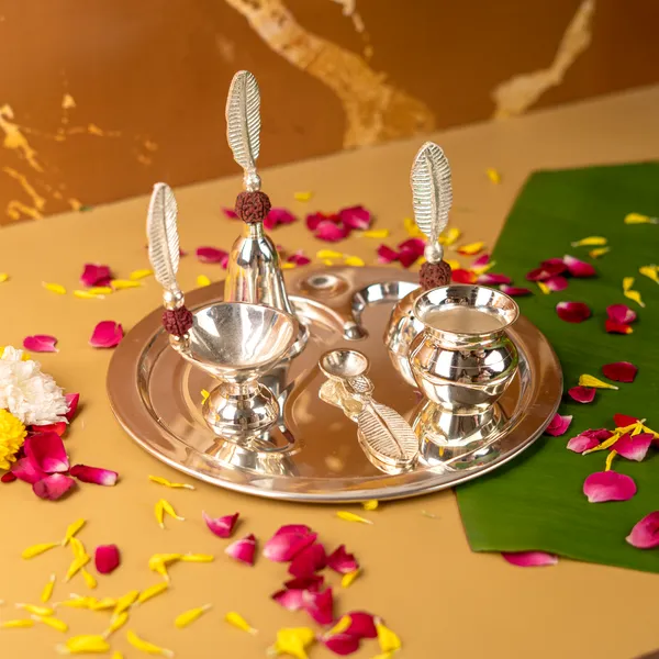 Silver-Plated_Rudraksha_Pooja_Thali_Set_With_Gift_Box