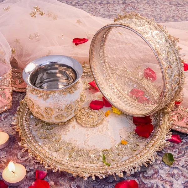Golden_Metal_Karwa_Chauth_Thali_Set_Pack_Of_3