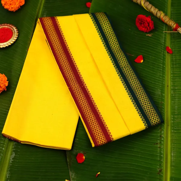 Yellow_Cotton_Angvastram_Puja_Gamcha