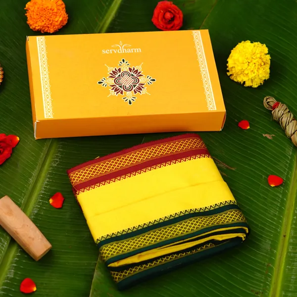 Yellow_Cotton_Angvastram_Puja_Gamcha