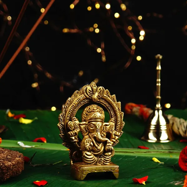 Pure_Brass_Ganesh_Murti_3.5_Inch_296G