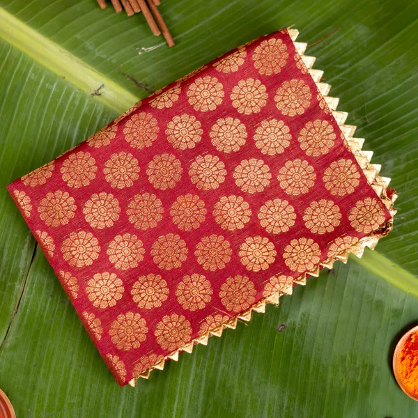 Maroon_Brocade_Festive_Fabric_Aasan_20X14_Inch_-_Pack_of_4