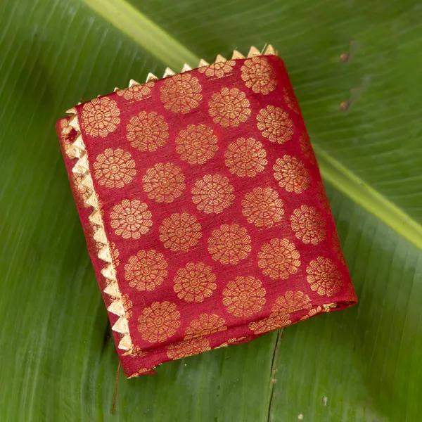Maroon_Brocade_Festive_Fabric_Aasan_20X14_Inch_-_Pack_of_4