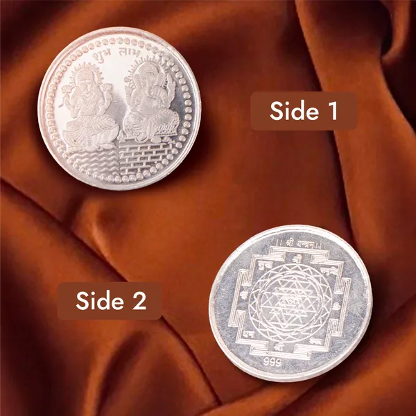 999_Silver-Plated_Lakshmi_Ganesh_Shree_Yantra_Coin