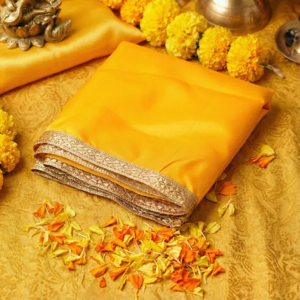 Yellow_Satin_Pooja_Aasan_26X13_Inch_-_Pack_Of_2