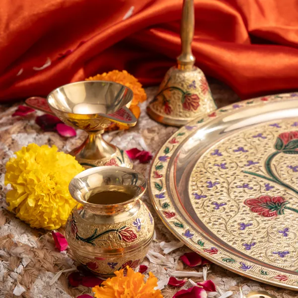 Brass_Meenakari_Pooja_Thali_Set_10_Inch