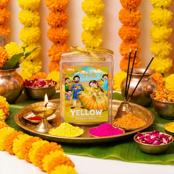 Natural_Herbal_Organic_Yellow_Gulaal_100G_Gifting_Pack_-_Pack_Of_2