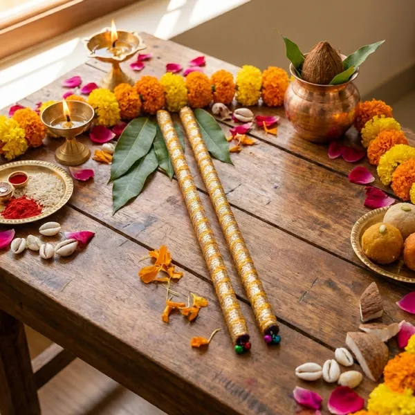 Golden_Yellow_Wooden_Festive_Dandiya_Sticks_1_Pair_-_Pack_Of_2