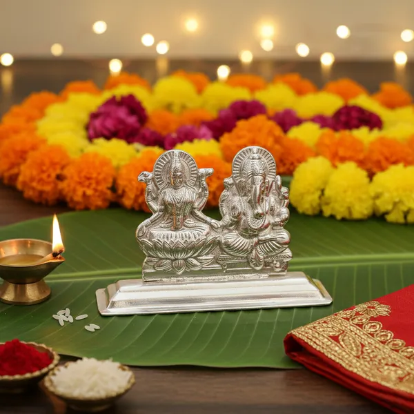 Silver-Plated_Ganesh_Lakshmi_Idol_1.