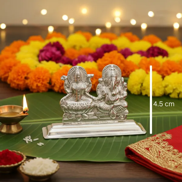Silver-Plated_Ganesh_Lakshmi_Idol_1.