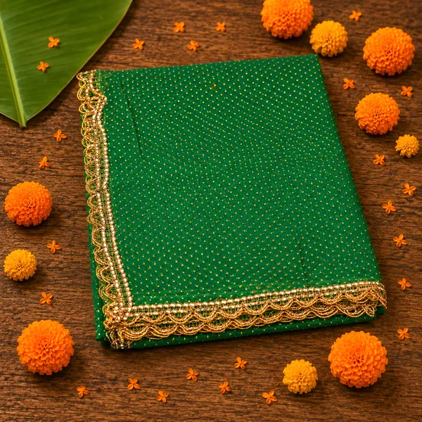 Fabric_Sparkle_Studded_Green_Mata_Chunri_76X45_Inch