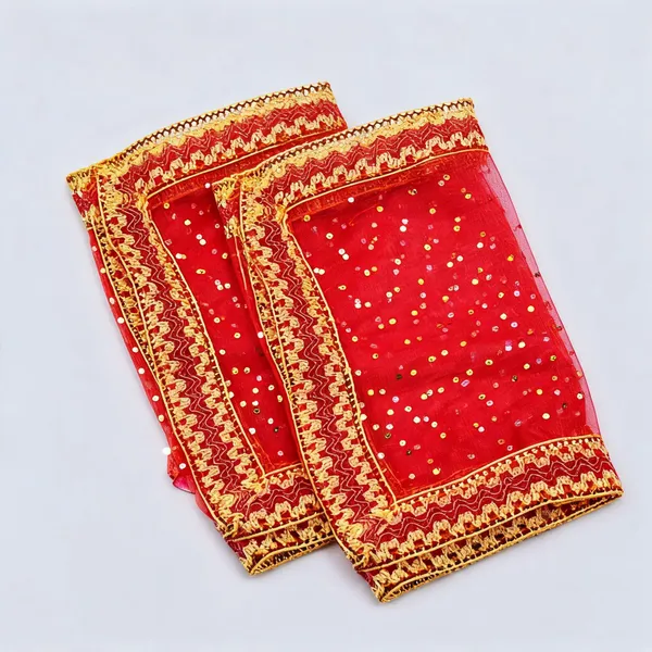 Net_Fabric_Festive_Shimmering_Red_Mata_Chunri_25X11_Inch_-_Pack_Of_2