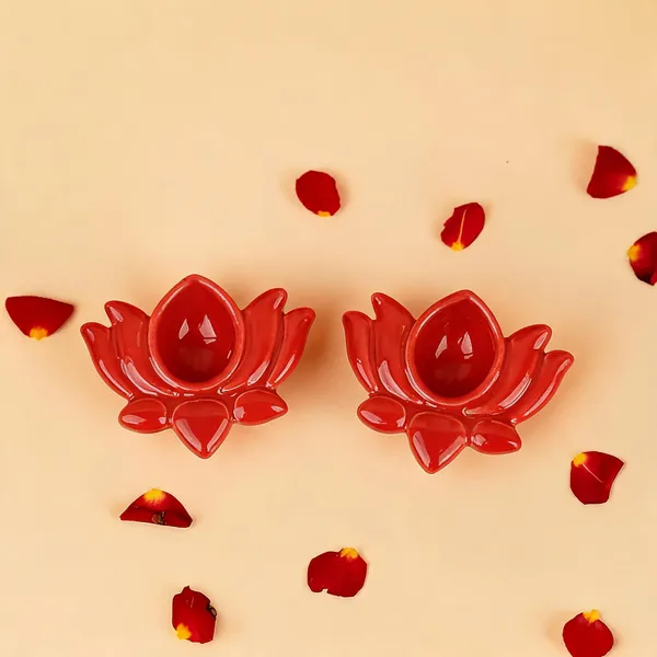 Red_Ceramic_Kamal_Diya_Set_Of_2