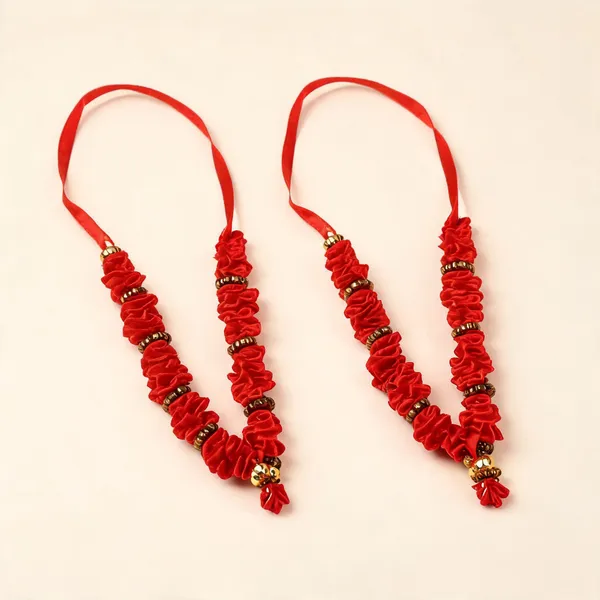 Red_Fabric_Floral_Idol_Mala_7.5_Inch_-_Pack_Of_2