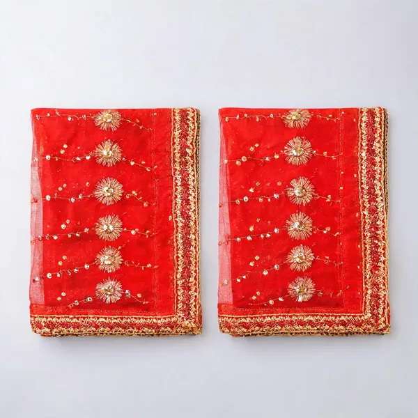 Fabric_Festive_Floral_Print_Red_Mata_Chunri_46X20_Inch_-_Pack_of_2