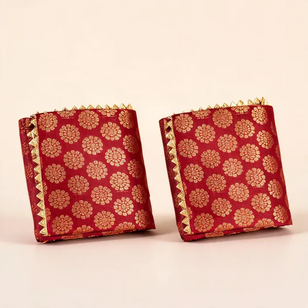 Maroon_Brocade_Festive_Fabric_Aasan_20X14_Inch_-_Pack_of_4