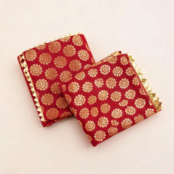 Maroon_Brocade_Festive_Fabric_Aasan_20X14_Inch_-_Pack_of_4
