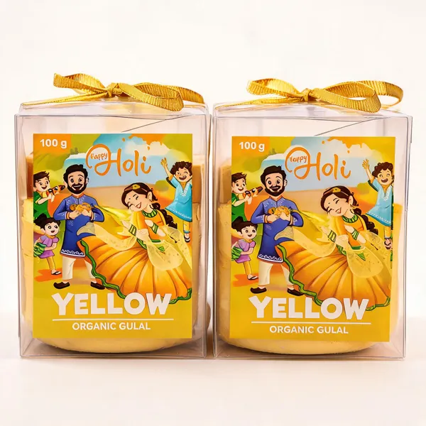Natural_Herbal_Organic_Yellow_Gulaal_100G_Gifting_Pack_-_Pack_Of_2