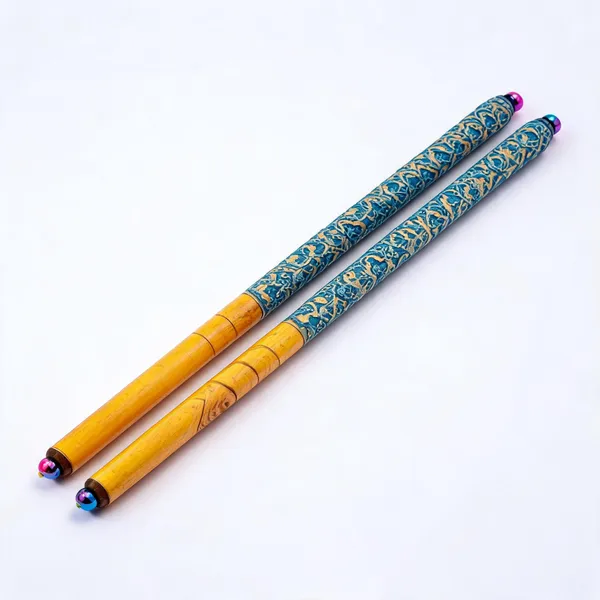 Lace_Decorated_Wood_Festive_Navratri_Dandiya_Sticks_1_Pair_-_Pack_Of_2