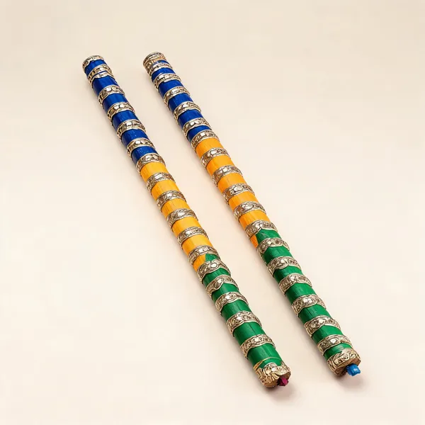 Multicolor_Tiranga_Wooden_Navratri_Dandiya_Sticks_1_Pair_-_Pack_Of_2