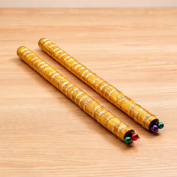 Golden_Yellow_Wooden_Festive_Dandiya_Sticks_1_Pair_-_Pack_Of_2