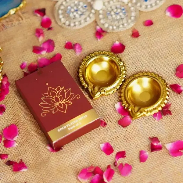 Gold-Plated_Metal_Diya_Set_Of_2_For_Puja_&_Festive_Decor