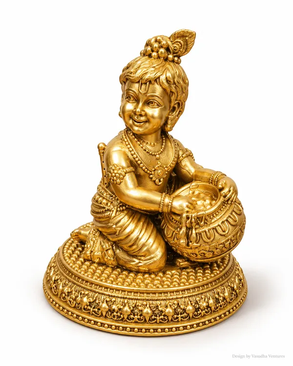 Gold_Tone_Traditional_Bal_Krishna_Butter_Pot_Idol