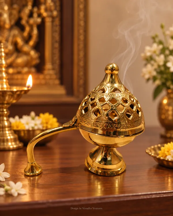 Brass_Traditional_Ornate_Domed_Handheld_Incense_Burner