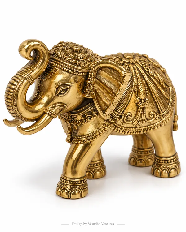 Metal_Traditional_Ornate_Elephant_Figurine