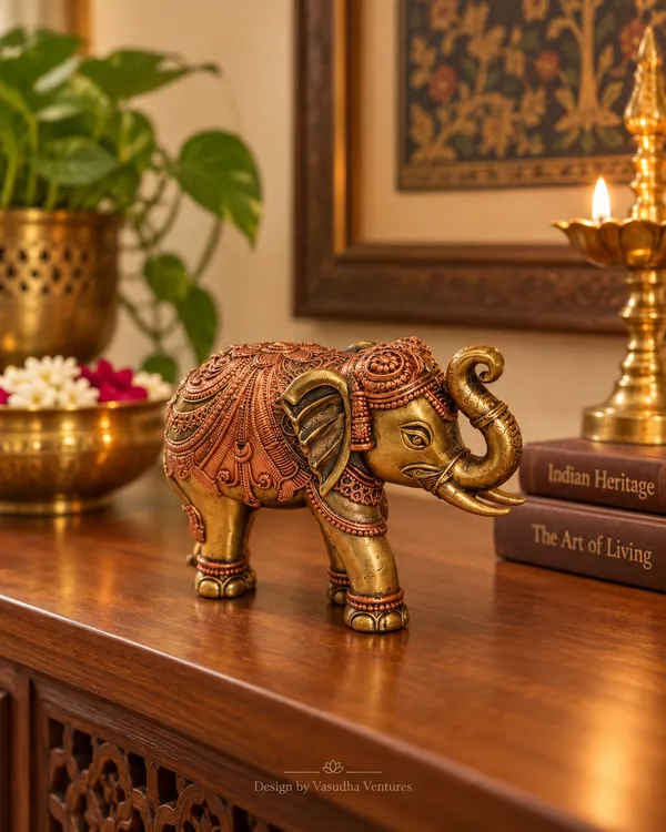 Metal_Traditional_Ornate_Elephant_Figurine