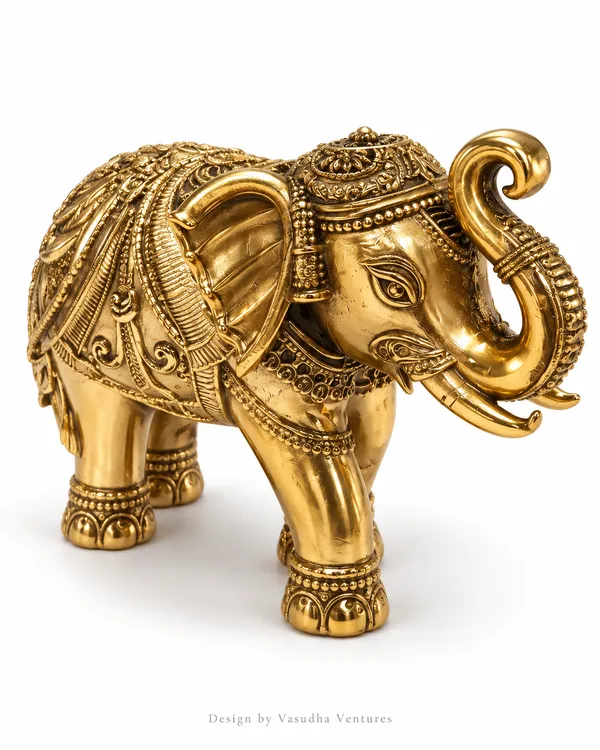 Metal_Traditional_Ornate_Elephant_Figurine